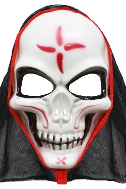 MASCHERA MORTE CON CAPPUCCIO BAMBINO DI HALLOWEEN